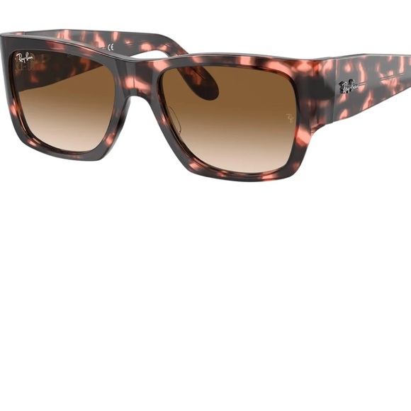 Ray-Ban pink Havana  Nomad Sunglasses with Black Case new condition - Picture 8 of 8